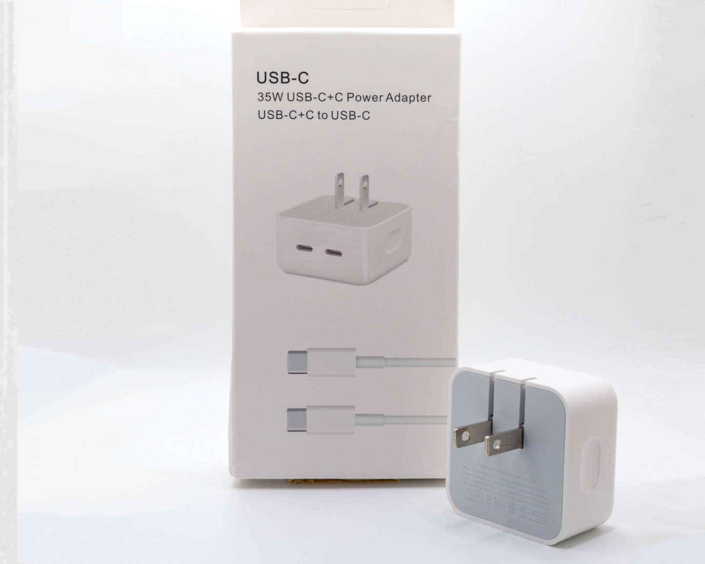 Adaptador de corriente 35W USB C a USB C