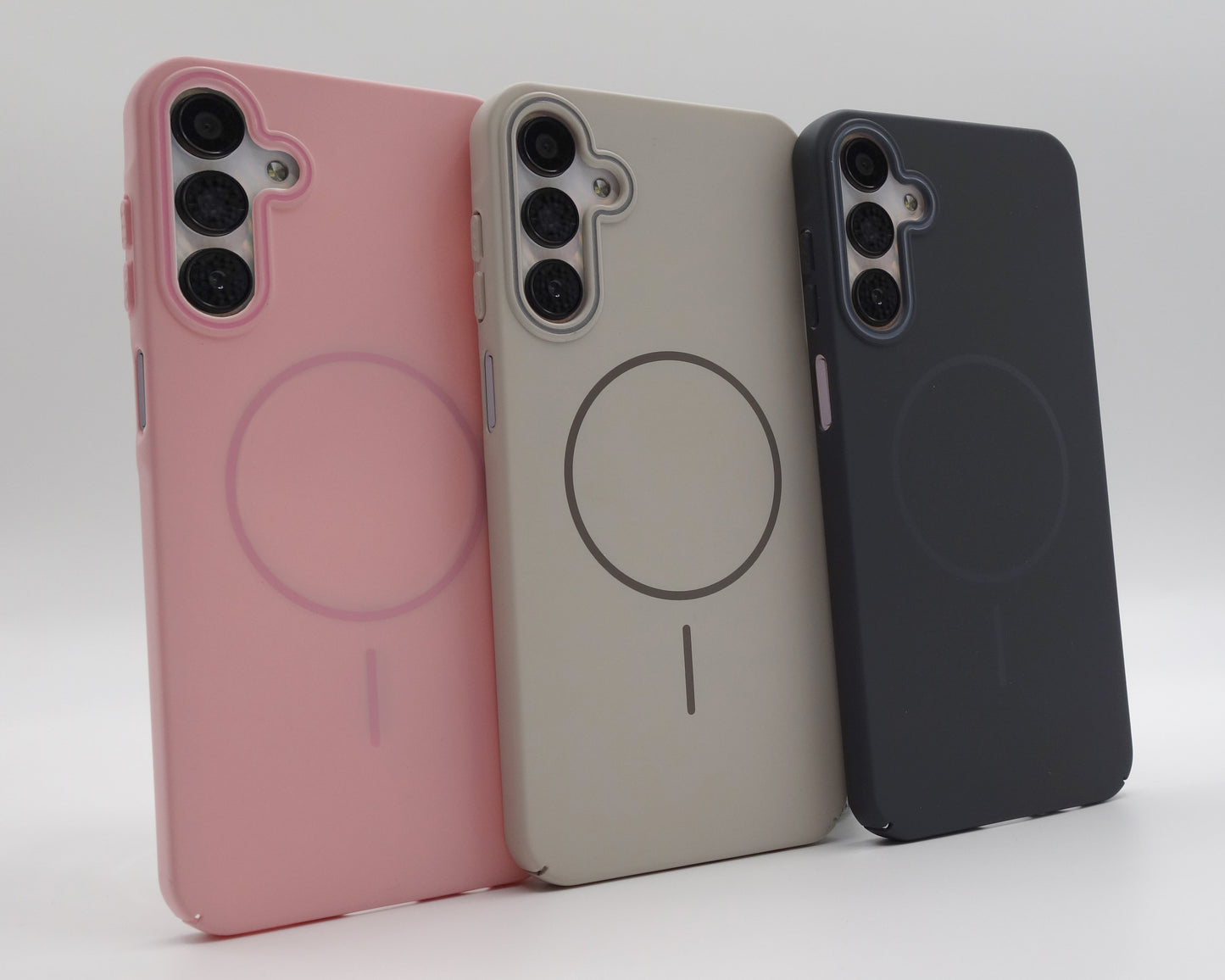 Estuche mate con aro magnético para Samsung