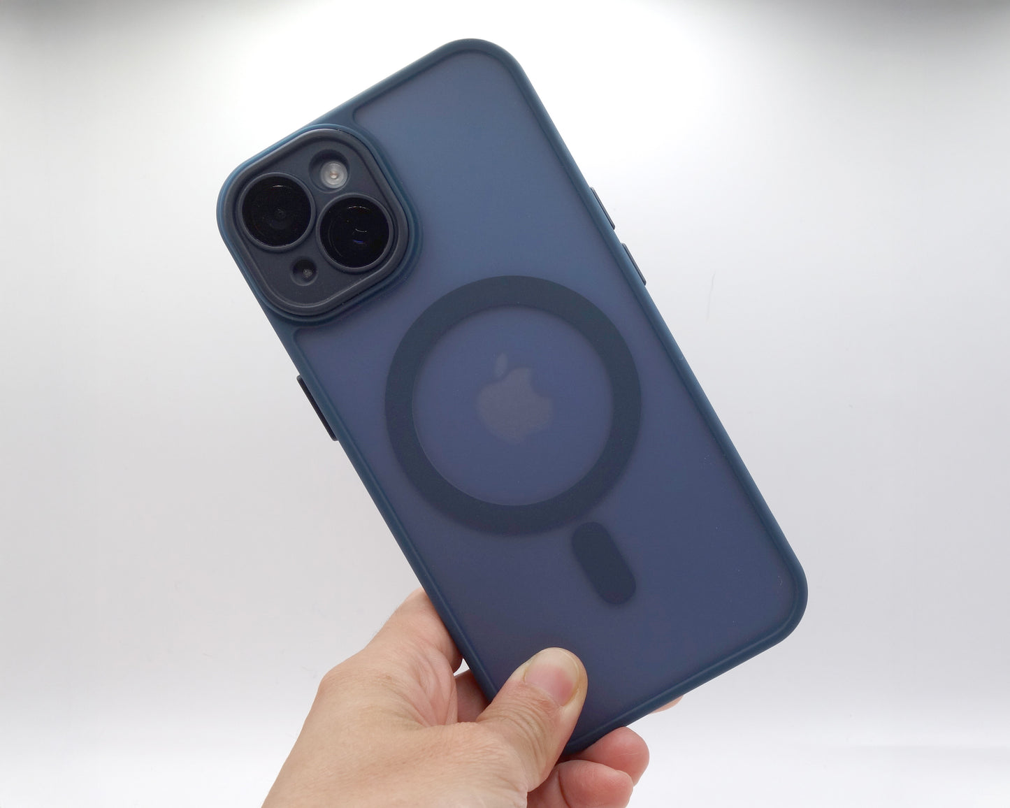 Estuche nevado de colores compatible con MagSafe