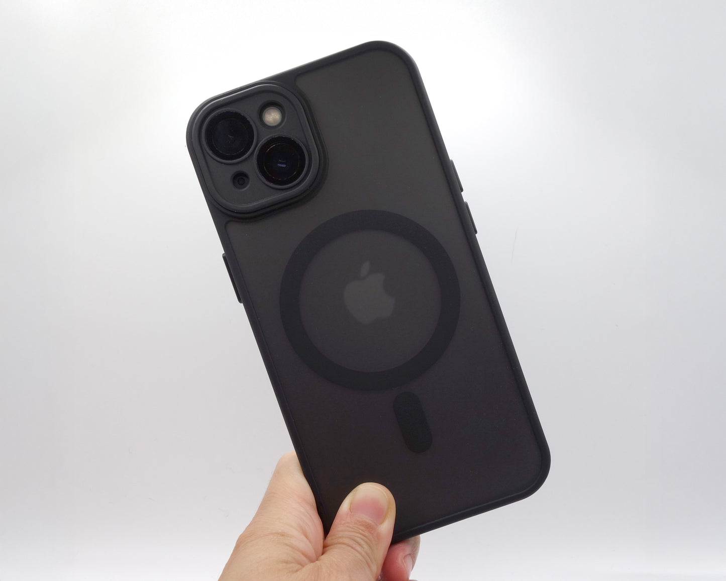 Estuche nevado de colores compatible con MagSafe