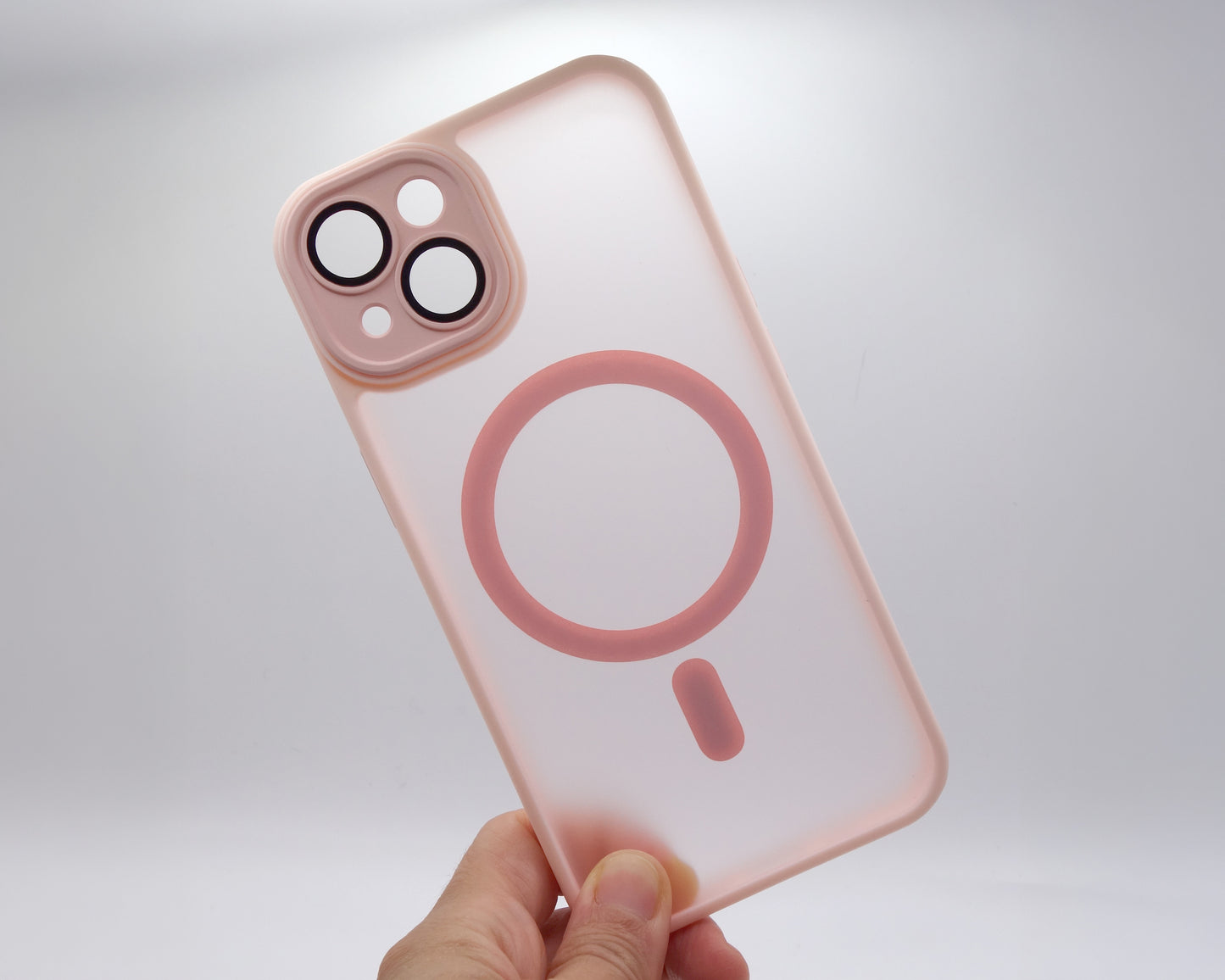 Estuche nevado de colores compatible con MagSafe