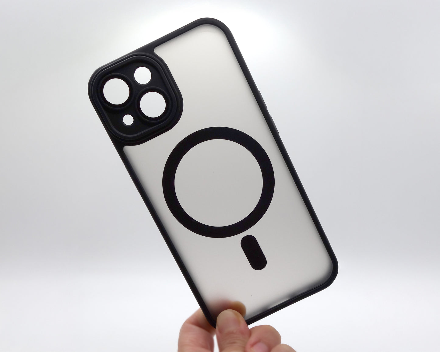 Estuche nevado de colores compatible con MagSafe