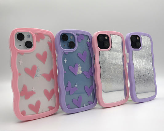 Estuche con borde ondulado