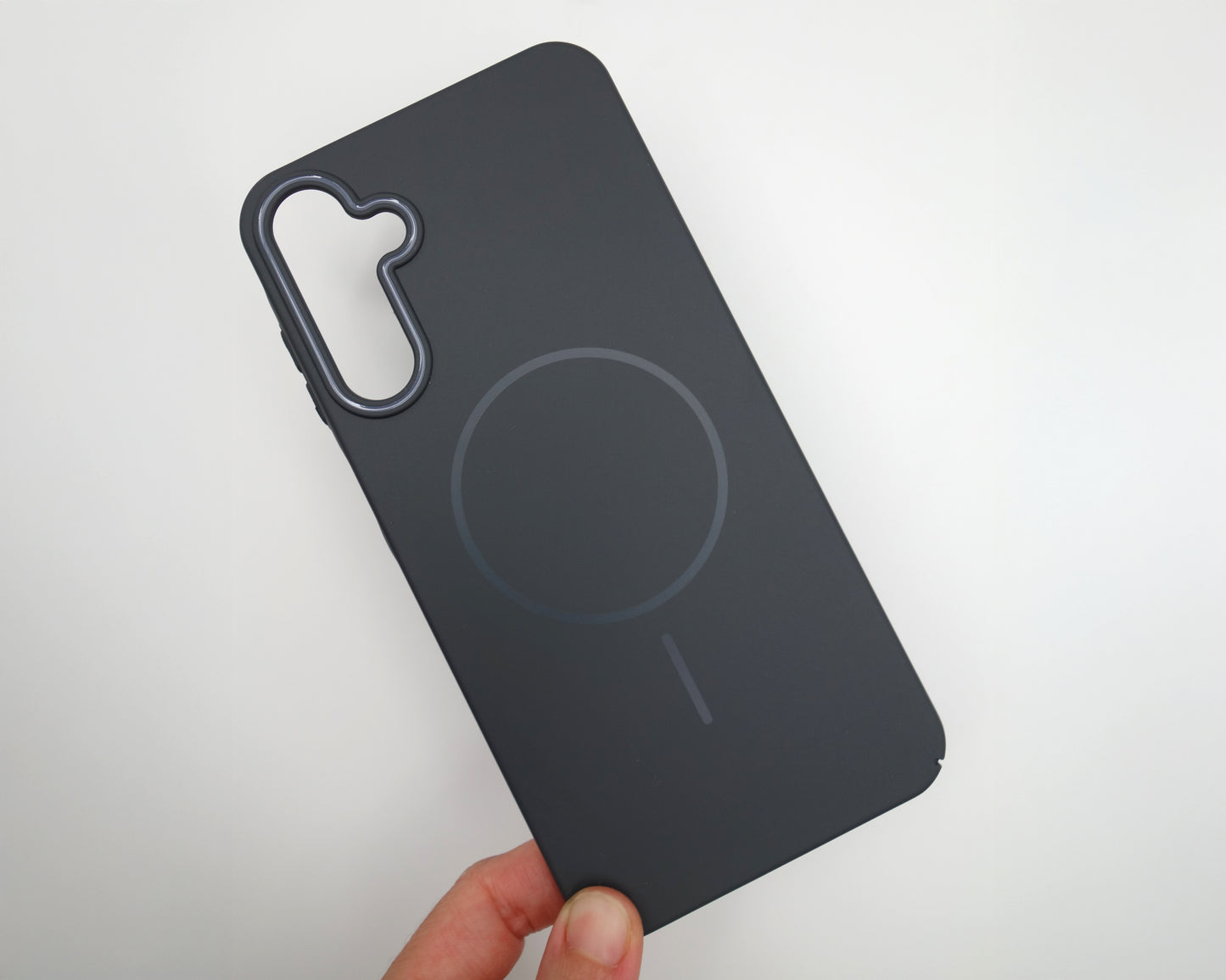 Estuche mate con aro magnético para Samsung