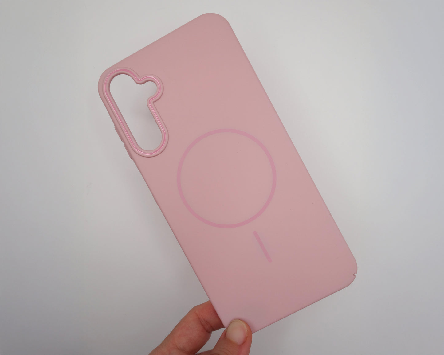 Estuche mate con aro magnético para Samsung