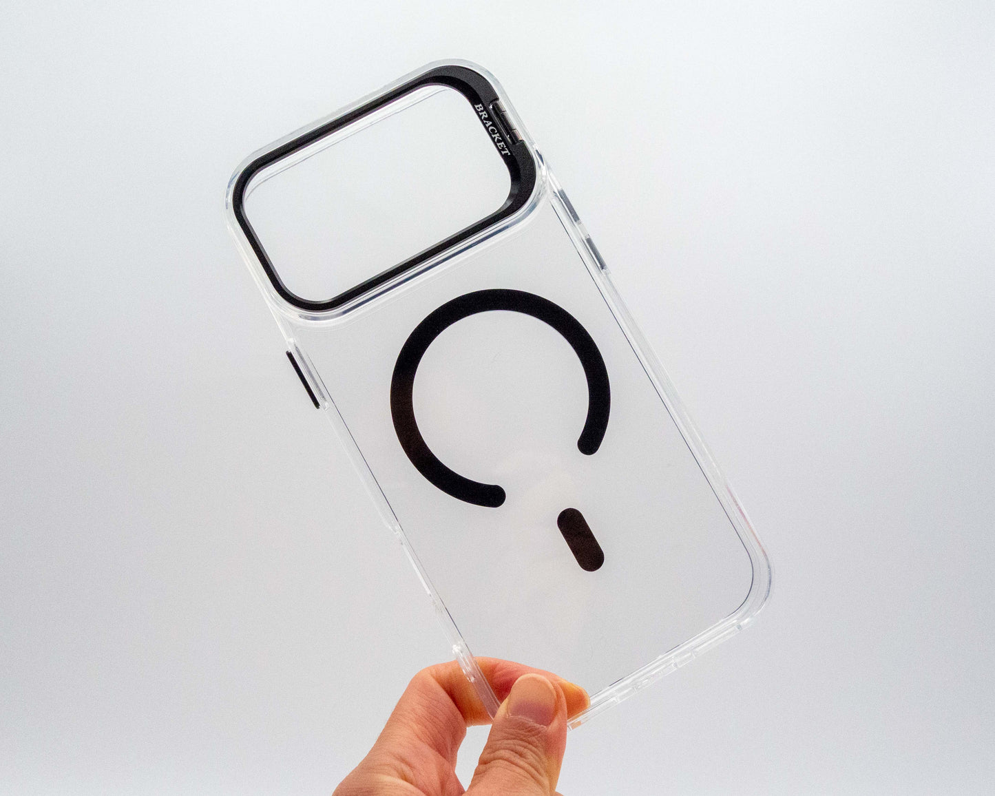 Estuche con aro magnético y bracket de soporte para iPhone