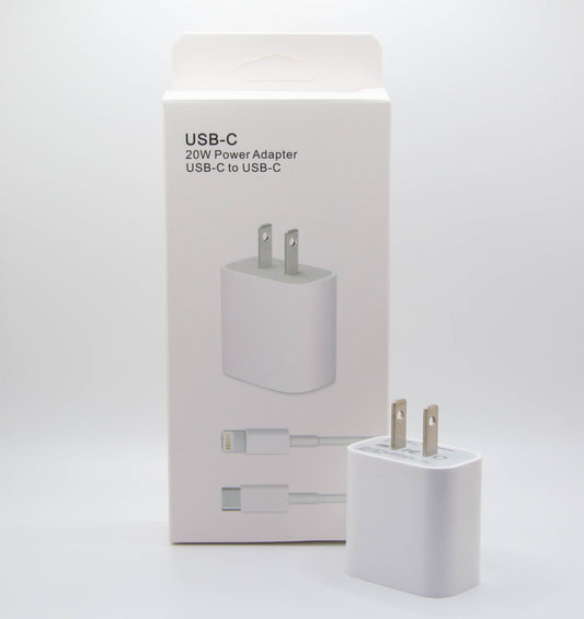 Adaptador de corriente 20W USB C a USB C