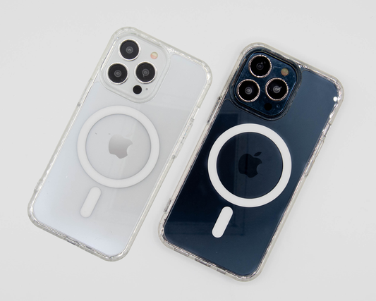 Estuche premium transparente compatible con MagSafe